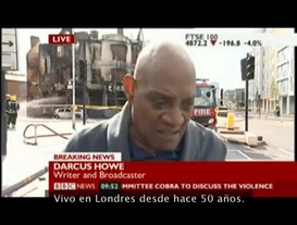 London "I don't call it rioting, I call it an insurrection"